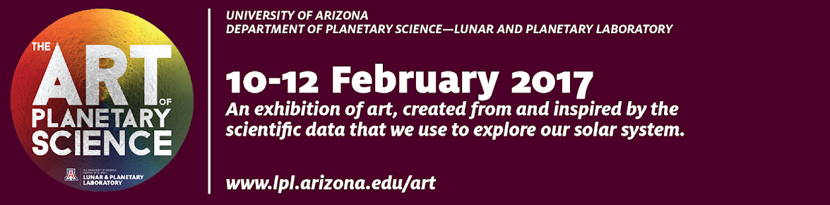 The Art of Planetary Science: 10-12 February, 2017. An exhibition of art, created from and inspired by the scientific data that we use to explore our solar system.