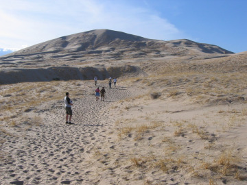 Exploring the Amboy Dune fields south of the park