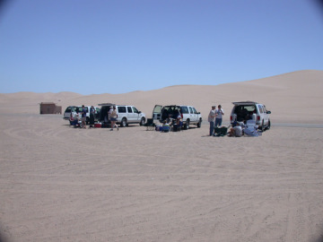 Day 1. Mostly a driving day. We had lunch in the Algodunes dune field.