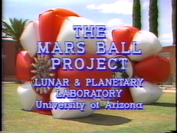 Still from The Mars Ball Project video
