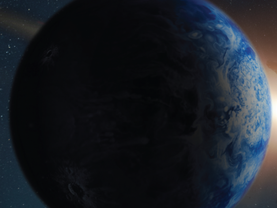 Illustration of Earth or Earth-like planet