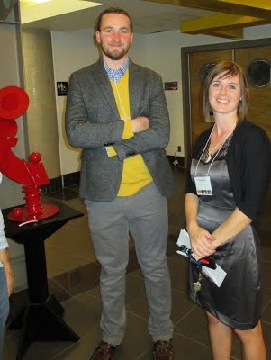 The Art of Planetary Science's 2013 lead team: James (left) and Jamie (right)