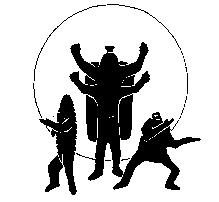 Three shadow ninjas