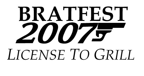 Bratfest 2007 License to Grill logo