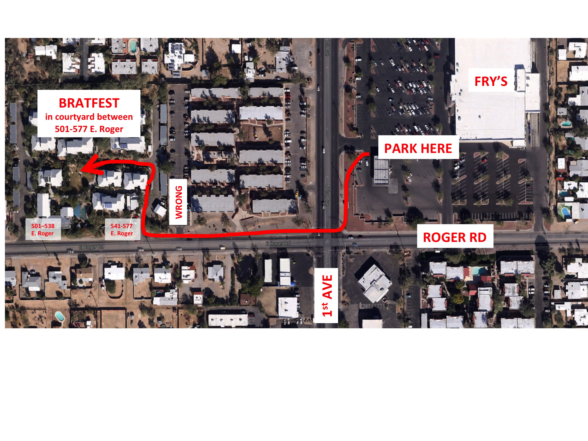 A parking map for bratfest