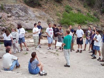 There, Paul talked about Travertine deposits and Rachel talked about life in hydrothermal environments.