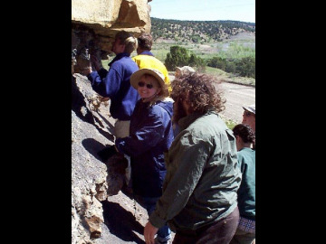 Then we stopped at our first K/T outcrop of the day.