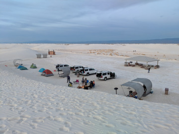 Campsite in White Sands NM