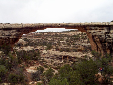 A nice shot of one of the natural bridges.