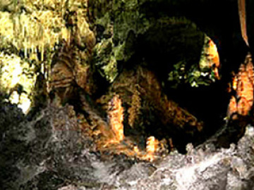 Inside the Big Room at Carlsbad Caverns. The Big Room is the 9th-largest single chamber in the world (by surface area).