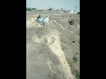 This is the Palos Verdes Estates landslide south of L.A.