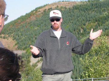 Rachel talked about volcanism in the Cascades Range, Jason discussed the ecological recovery after the Mt. St. Helens eruption, and Mike told us about the lahars (mudflows) that came out of Mt. St. Helens on May 18th, 1980.