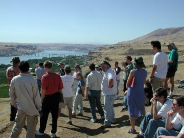 The Maryhill stop included a good overlook of the Columbia river.