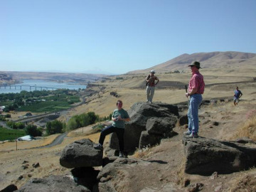 Special guest Jim O'Connor gave an overview of the Missoula Flood that formed the Channelled Scablands.