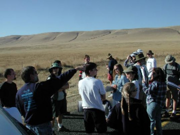 Day 4. The first stop of the day was with special guest Steve Reidel at the Rattlesnake Mountain Observatory.