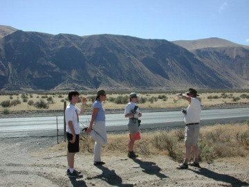 We also visited Umtanum Ridge and the Sentinel Bluffs, where Steve Reidel led a discussion on the geology of the area.