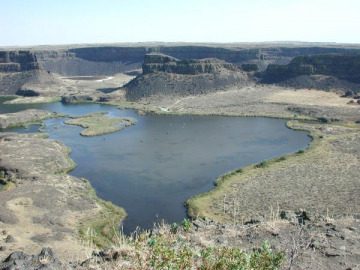 Dry Falls was an excellent example of a flood-carved coulee.