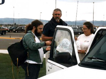 Andy, Peter, and Cynthia made sure their doors work.