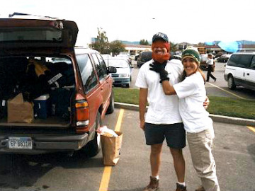 Greg and Nancy showed off their winter gear.