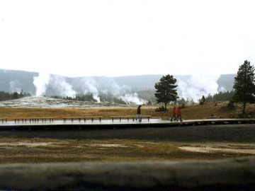 Our primary destination on Day 5 was Old Faithful Geyser Basin, home to the most famous geyser in the world.
