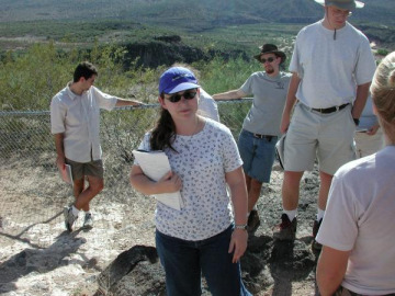 Mostly a driving day. Celinda talked at Burro Creek about Caliche.