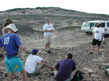 Dave regaled us with tales of vast glaciers sweeping across the southwest. We didn't believe him.