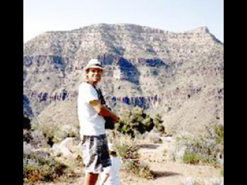 Erik at Salt River Canyon, not tubing.