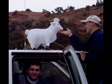 And so near the end of the trip, what more can you ask for than a campfire with your friends and that your sheep is securely lashed to the roof of your vehicle. I can only hope that you can ask for a great deal more.