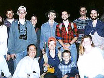 The group inside Slaughter Canyon Cave.