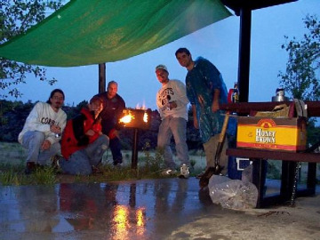 Day 3. We camped on the Carrizozo flow in the rain, then started the day with a walk around the basaltic flow and a speech from Windy. This flow was Laz's thesis topic, so she was quite the expert.