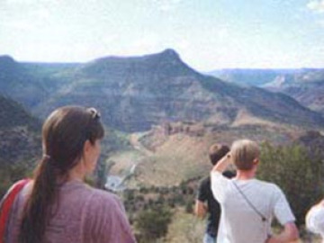 On the first day we passed through the Salt River Canyon.