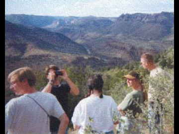 On the first day we passed through the Salt River Canyon.