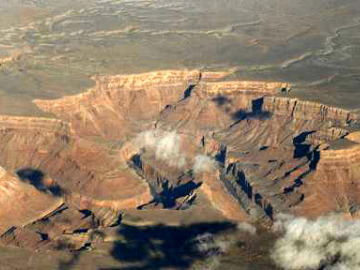 We had a spectacular fly-over view of the Grand Canyon.