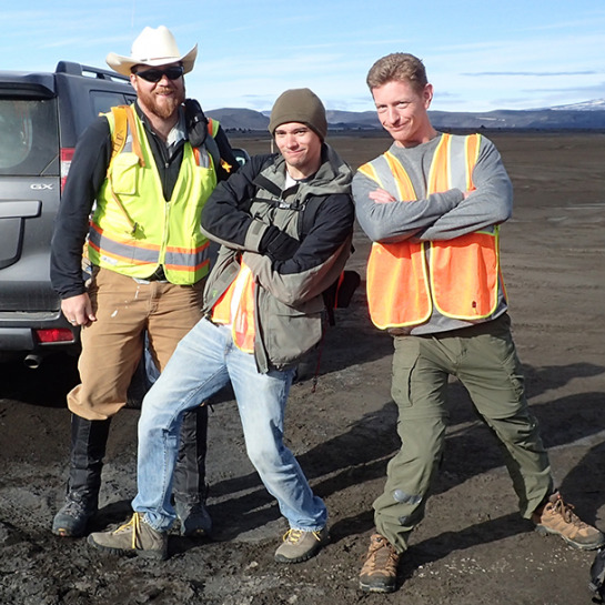 Team LiDAR preparing for a day in the field. 