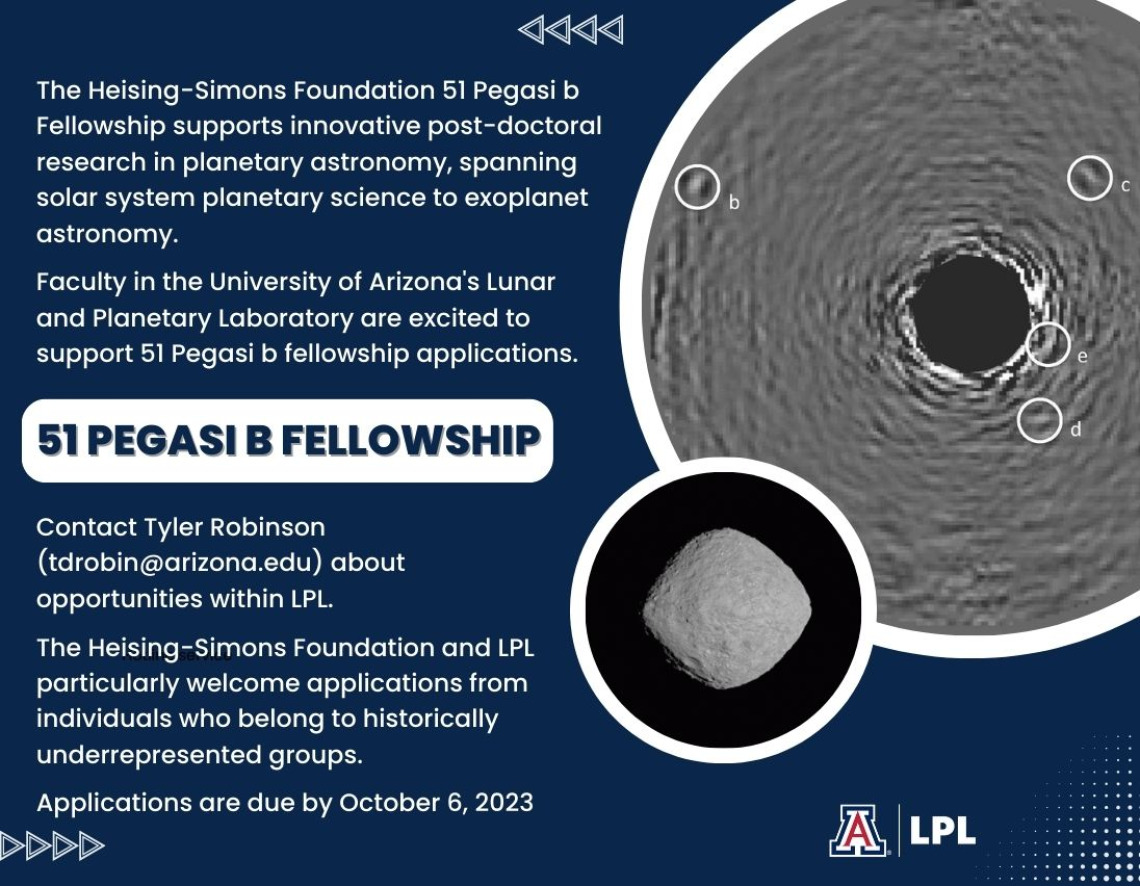 51 Pegasi b Fellowship Announcement