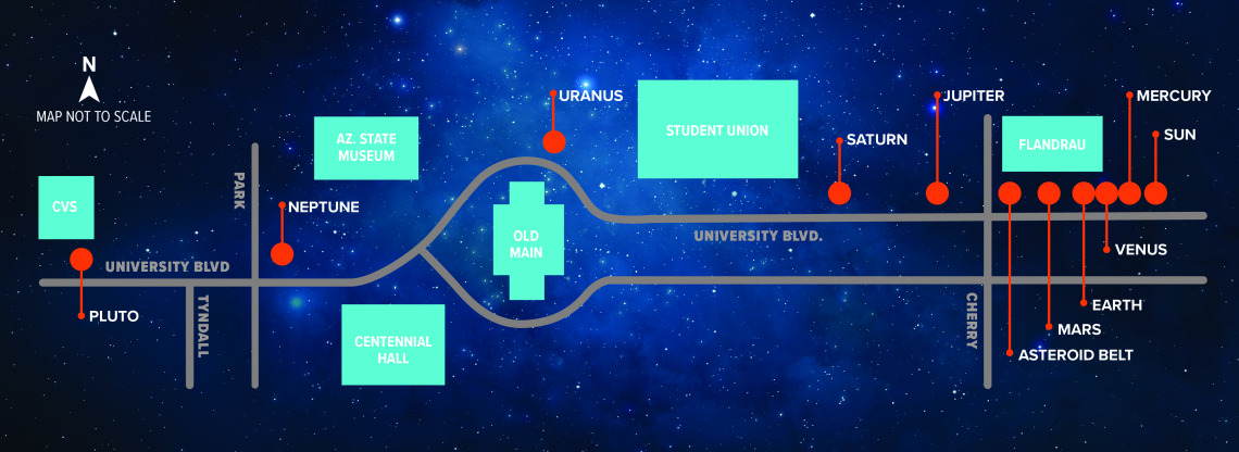 Solar System campus map