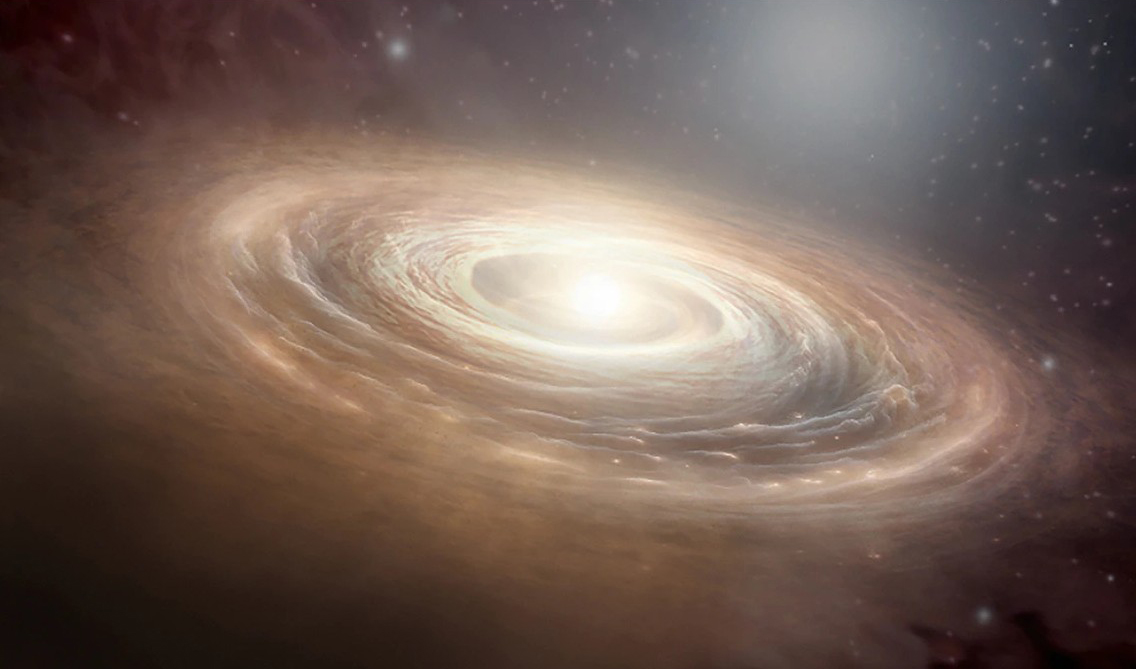 Artist’s concept of a planet-forming disk
