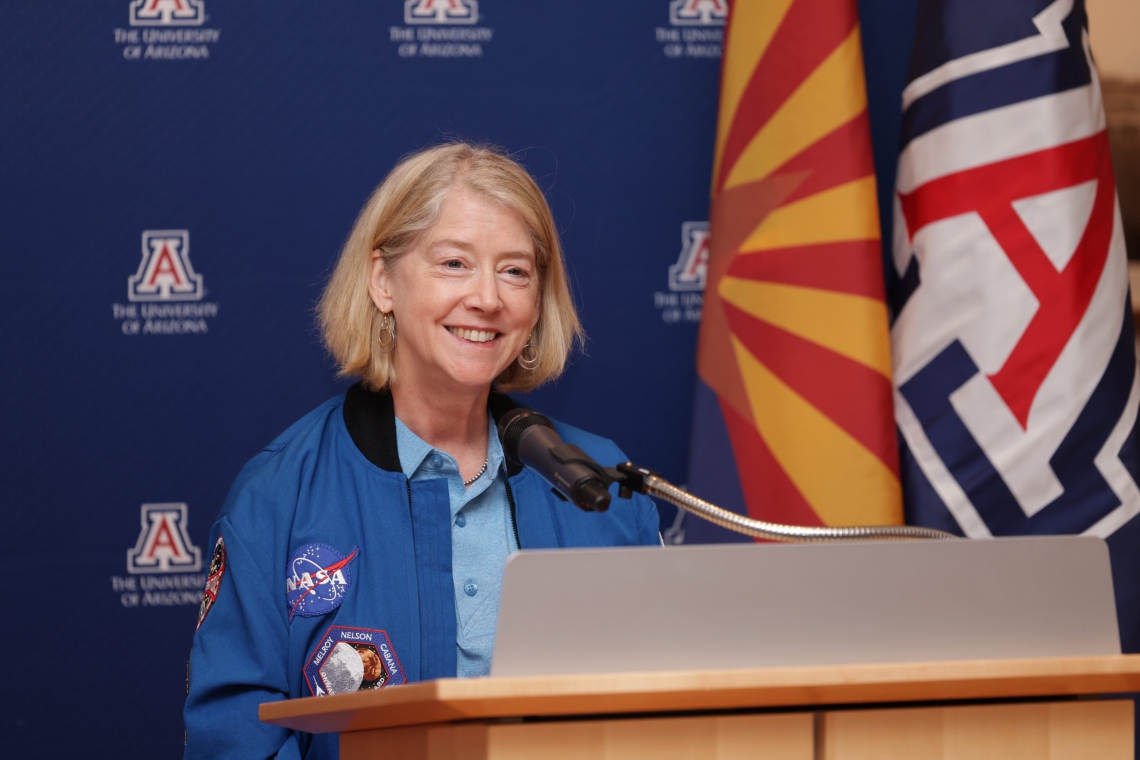 During a visit to campus, NASA Deputy Administrator Pam Melroy discussed some of the space agency's most ambitious and impactful space missions with the UArizona scientists who pursue them.