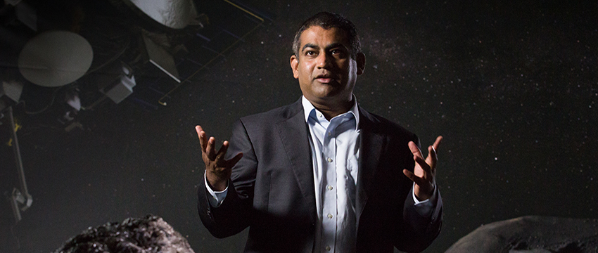 Vishnu Reddy: "The question is: How prepared are we for the next cosmic threat?" (Photo: Bob Demers/UANews)