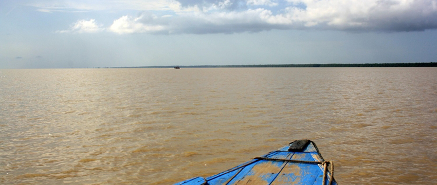 The Amazon River and its watershed — the largest river system on Earth — cover 2.4 million square miles.