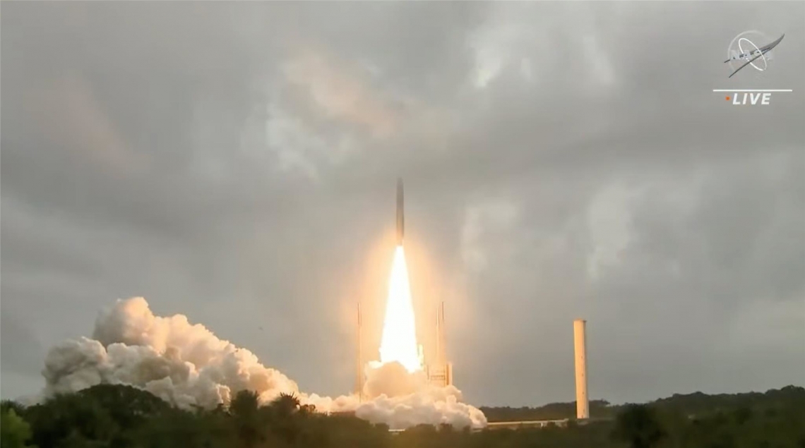 The James Webb Space Telescope successfully launched the morning of Dec. 25 from the ELA-3 Launch Zone of Europe's Spaceport at the Guiana Space Centre in Kourou, French Guiana. NASA