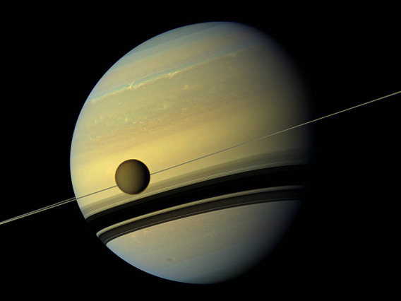 Galactic Giants Titan and Saturn