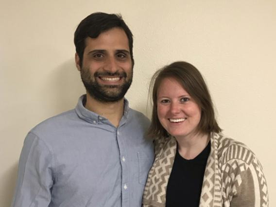 Dr. Michael Sori and Dr. Ali Bramson, Postdoctoral Scholars in the Lunar and Planetary Laboratory (LPL) at the U of Arizona.