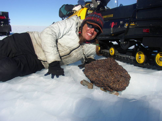 Planetary scientist Nancy Chabot has been to Antarctica five times to look for meteorites.