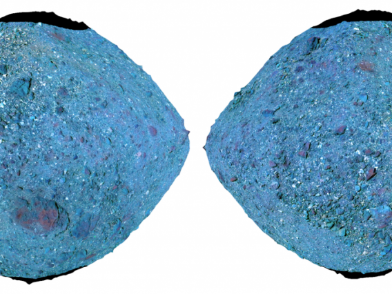 Color profile of asteroid Bennu