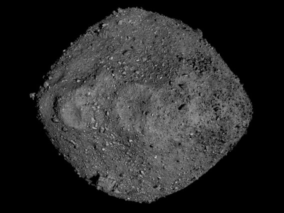OSIRIS-REx mission scientists thought sampling a piece of Bennu would be like a walk on the beach, but the surprisingly craggy surface proved to be more of a challenge. NASA/Goddard/University of Arizona