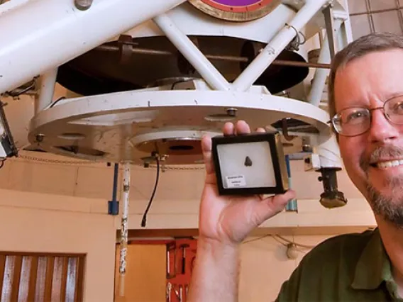 Richard Kowalski of the UA-operated Catalina Sky Survey, talks about the discovery of 2018 LA, the small asteroid that exploded over southern Africa on June 2.