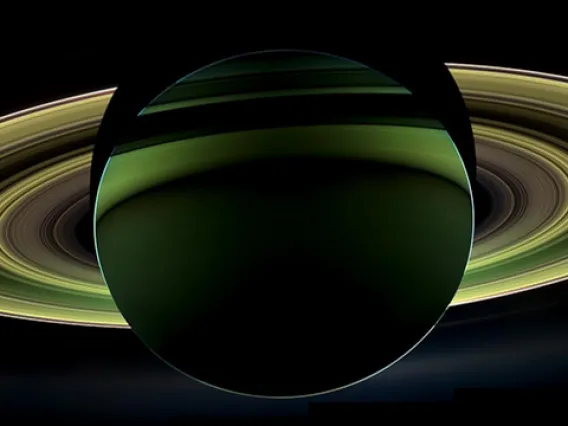 NASA's Cassini spacecraft delivered this glorious view of Saturn on Dec. 18, 2012, taken while the spacecraft was in Saturn's shadow. The cameras were turned toward Saturn and the sun so that the planet and rings are backlit. (Credit: NASA/JPL-Caltech/Space Science Institute)