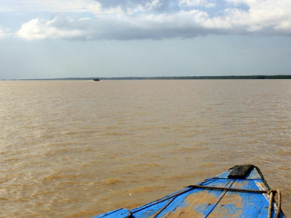 The Amazon River and its watershed — the largest river system on Earth — cover 2.4 million square miles.