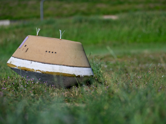 The capsule used in the exercise is a full-scale replica of the one that is on the OSIRIS-REx spacecraft. 